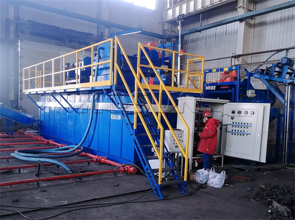 科迅（KOSUN）定制生產的沉淀池煤泥處理系統應于國內煤礦處理現場