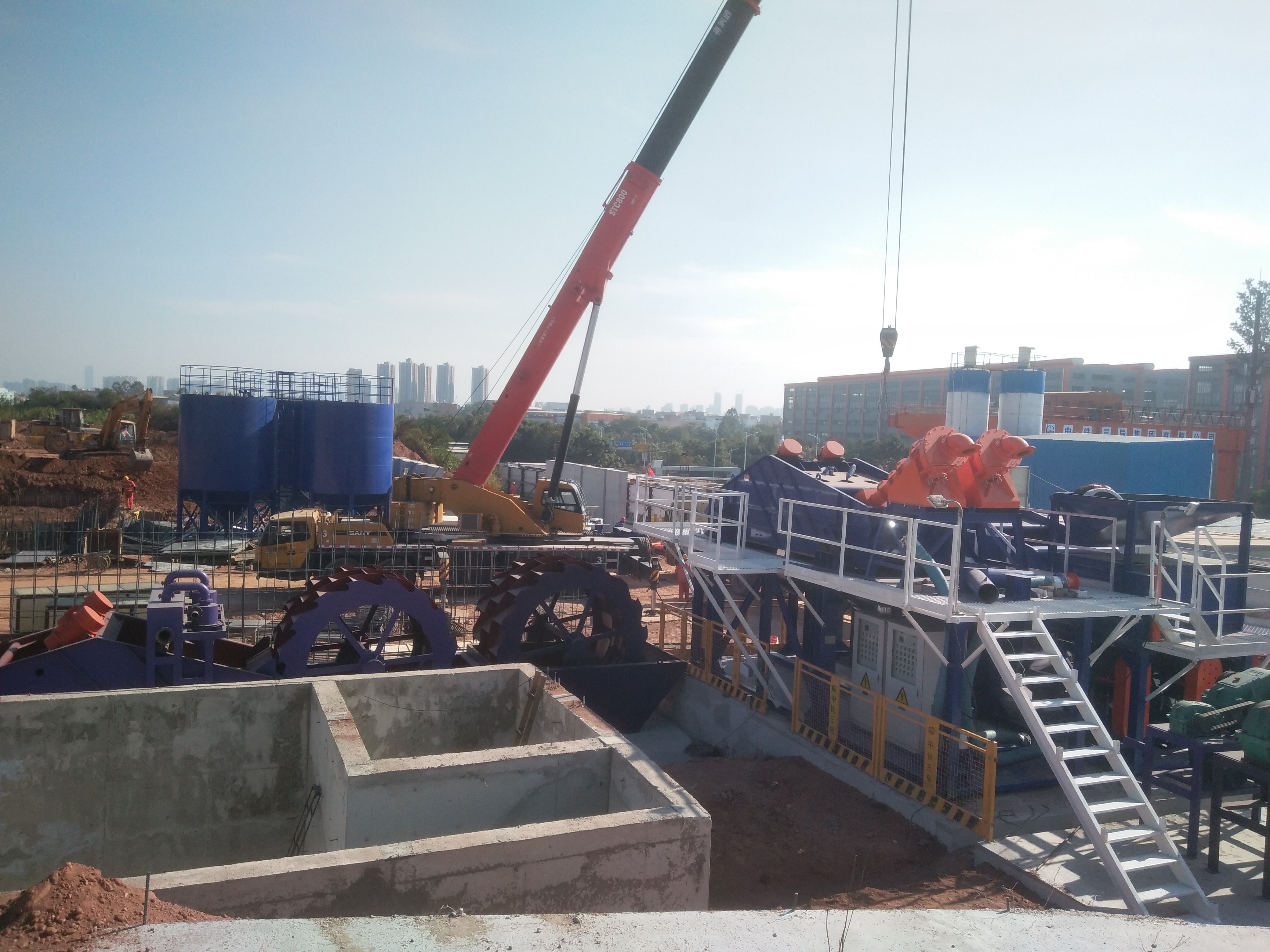 深圳地鐵盾構渣土處理系統