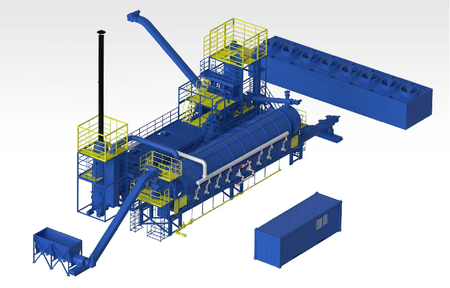 含油污泥處理，連續回轉式熱脫附設備技術優勢