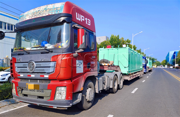 西安科迅ZJ30低溫固控系統第一批泥漿罐產品發往客戶國內交貨點