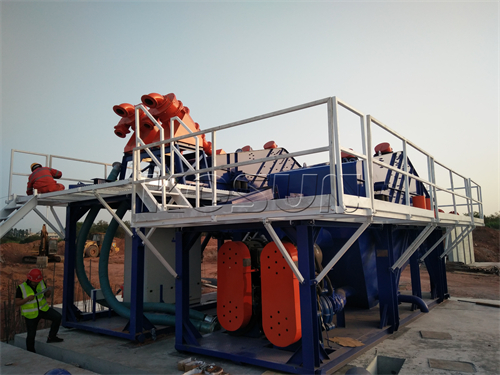 100-1000m3/h處理量的泥水分離系統